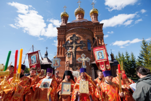 Праздник жен-мироносиц в женском монастыре Архангела Михаила с. Комаровка